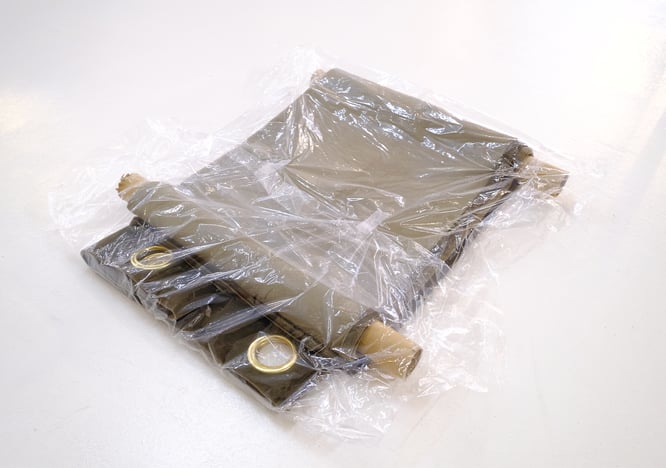 ベルベットカーテンの梱包状態