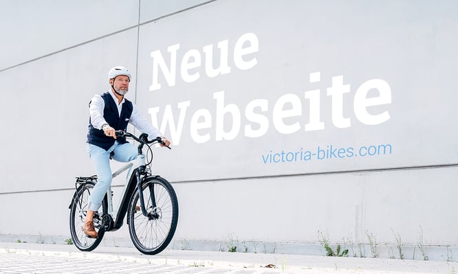 Die neue VICTORIA Website ist ab sofort auf www.victoria-bikes.com online.