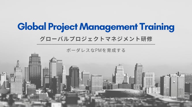 グローバルプロジェクトマネジメント研修（Global Project Management Training）のイメージ画像
