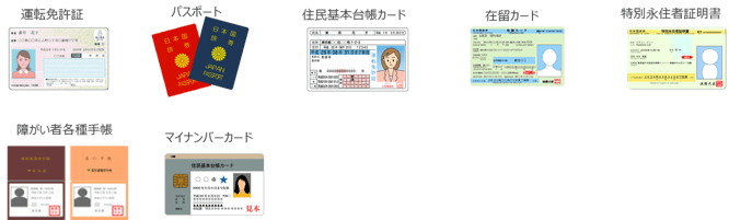 PMP®・CAPM®受験時に必要な本人確認書類 顔写真付きのイメージ画像