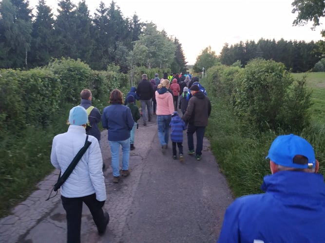 Auf dem Weg zu den Fledermäusen