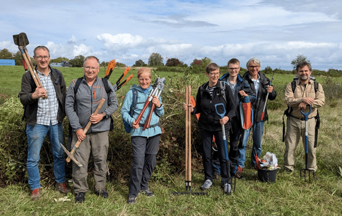 Foto: Pflege Vördere, Hartriegel muss raus, Gabriele Maas, NABU