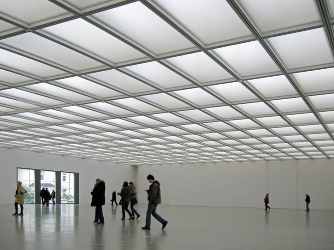 am Eröffnungstag des Neubaus