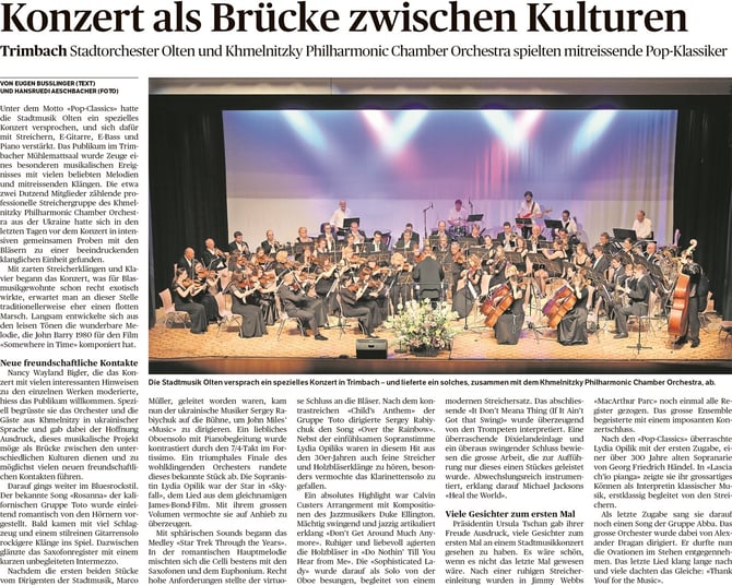 Oltner Tagblatt, 9.06.2015