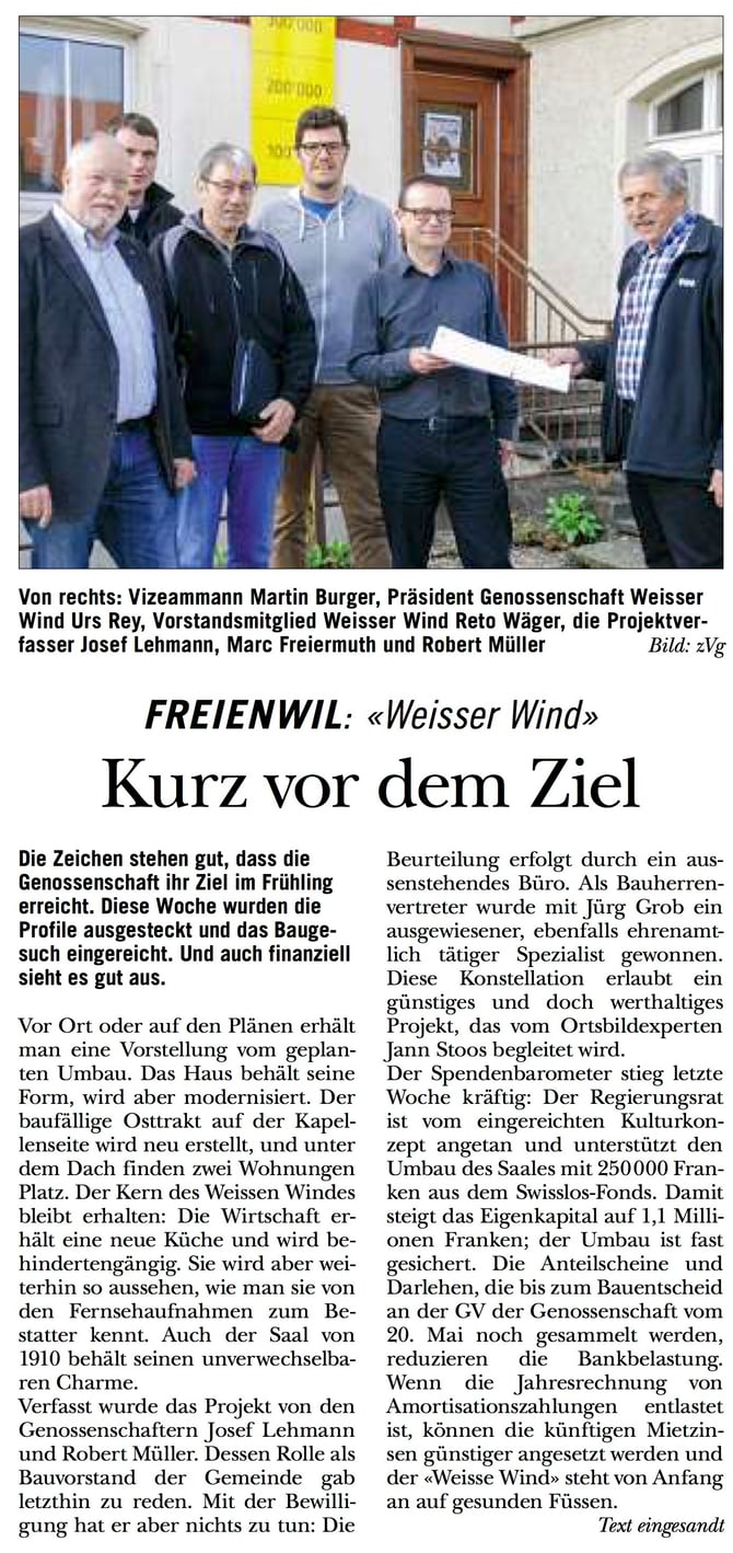 Rundschau, 7. April 2016
