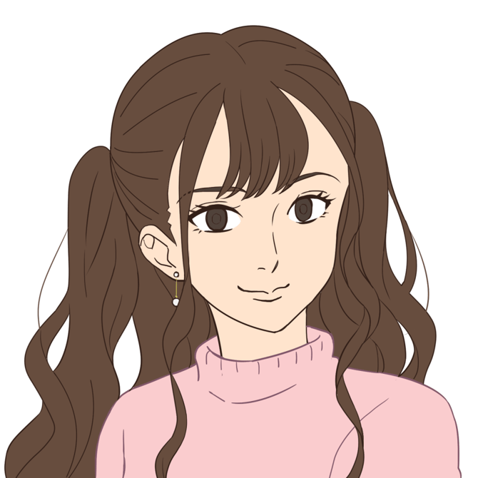 社員さん似顔絵ベース塗り