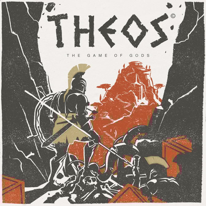 BRETTSPIEL COVER ILLUSTRATION → für Kickstarter Projekt "Theos"