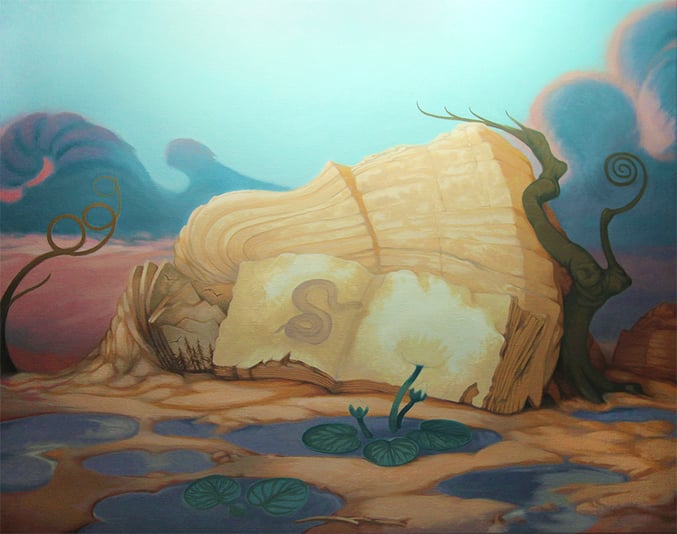 Metaphorical realism surealism Agni-Yoga Tableau oil painting Réalisme métaphorique