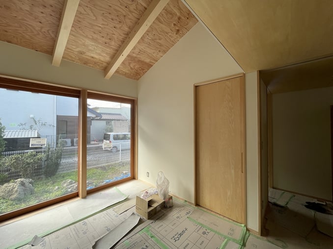 長野県　松本市　安曇野市　建築設計事務所　建築家　news設計室　丸山和男　住宅設計　設計監理　出川町の家Ⅰ　仕上工事　システムキッチン