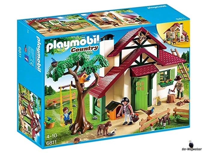 Bei der Bestellung im Onlineshop der-Wegweiser erhalten Sie das Playmobil Paket 6811 "Forsthaus".