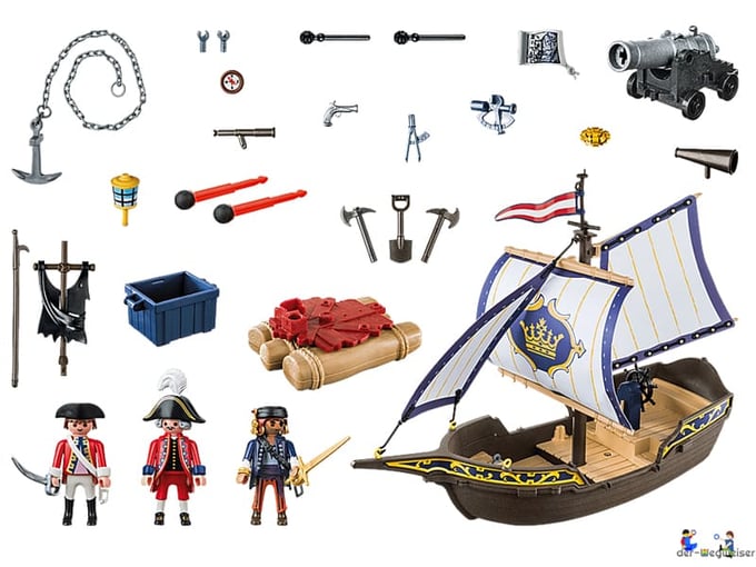 Im Paket Playmobil 70412 sind 87 Einzelteile enthalten.