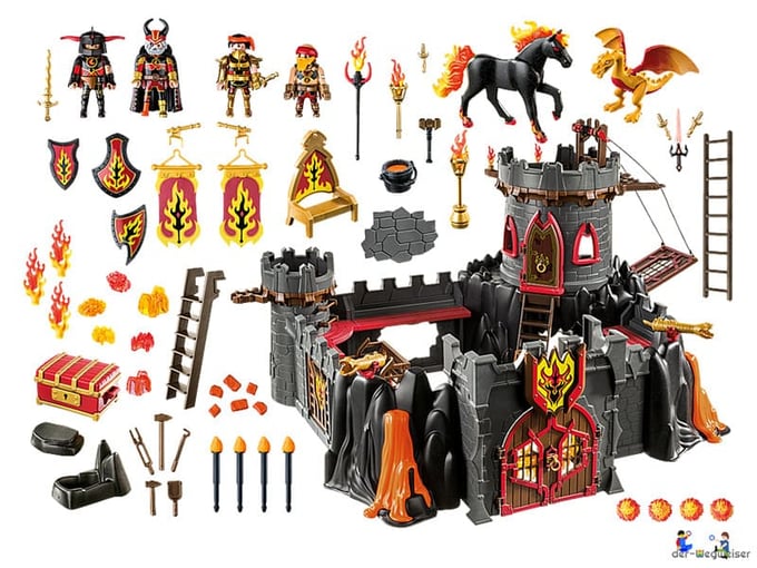 Im Paket Playmobil 70221 sind 215 Einzelteile enthalten.