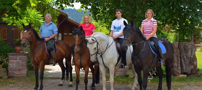 Thomas, Gisela, Andreas und Verena Weller