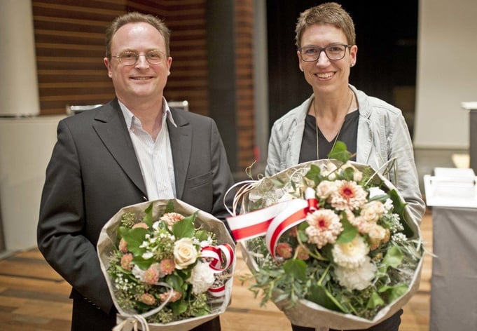 Sie leiten in den nächsten zwei Jahren den Zofinger Einwohnerrat –Barbara Willisegger (SVP) als Präsidentin und Christian Nöthiger (SP) als Vizepräsident. (bkr)