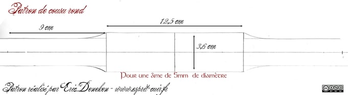 Patron de cousu rond