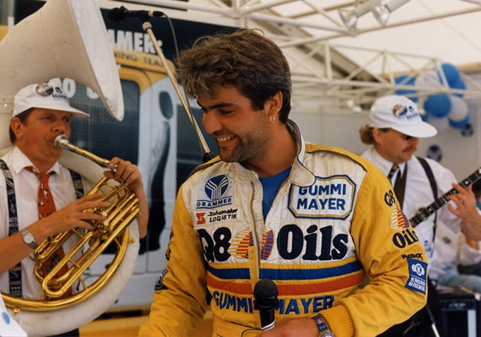 Die Grammer AG sponsorte viele Jahre den Star der Truck Rennfahrer: Gerd Körber.