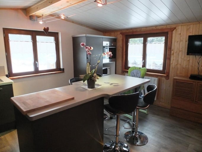 séjour du gite de la cascade