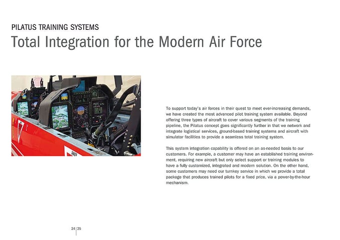 Pilatus Aircraft Ltd. PC-21 Broschüre 2010