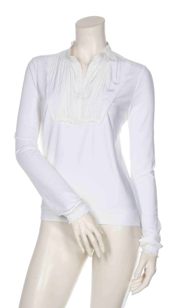 266-19 Blouse plastron