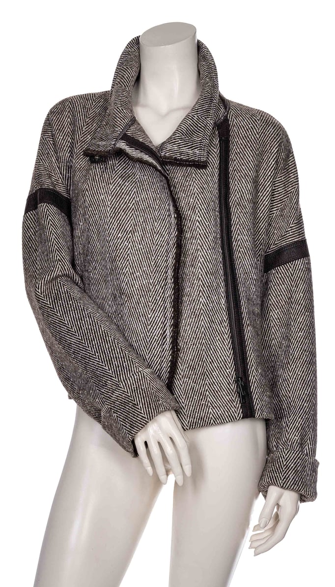 218-38 Jacket herringbone glimmer