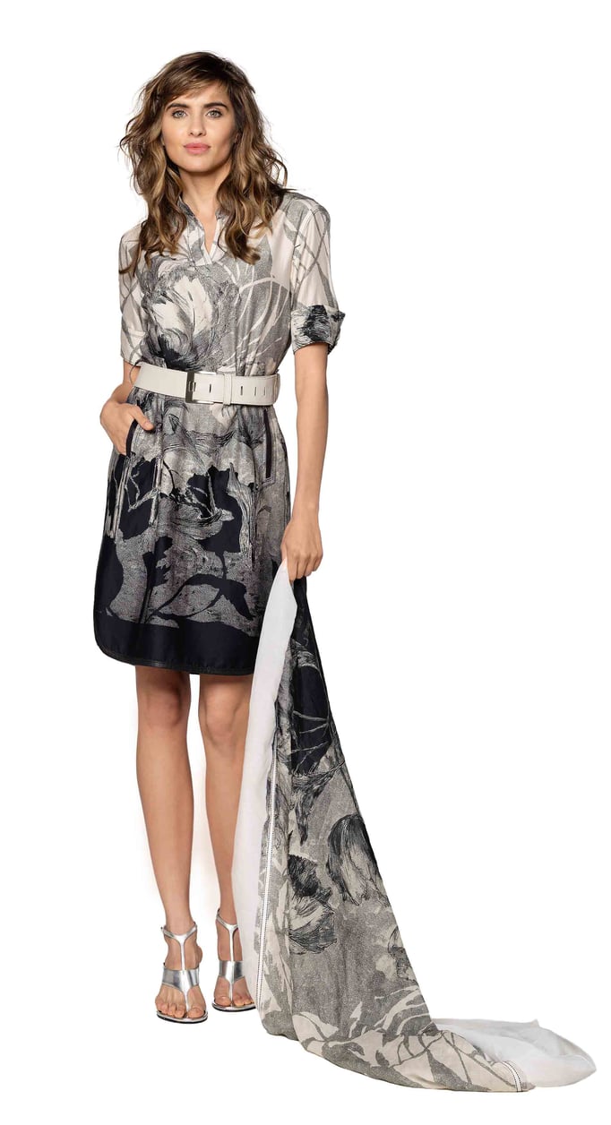 Dress 369-31, Belt 376-31, Scarf 3002-31