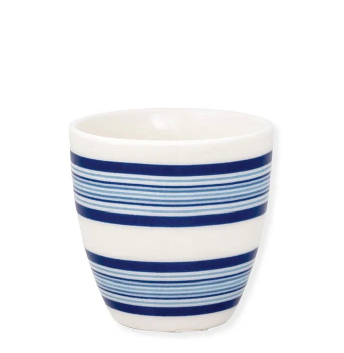 GreenGate Espresso mini latte cup blaue Streifen