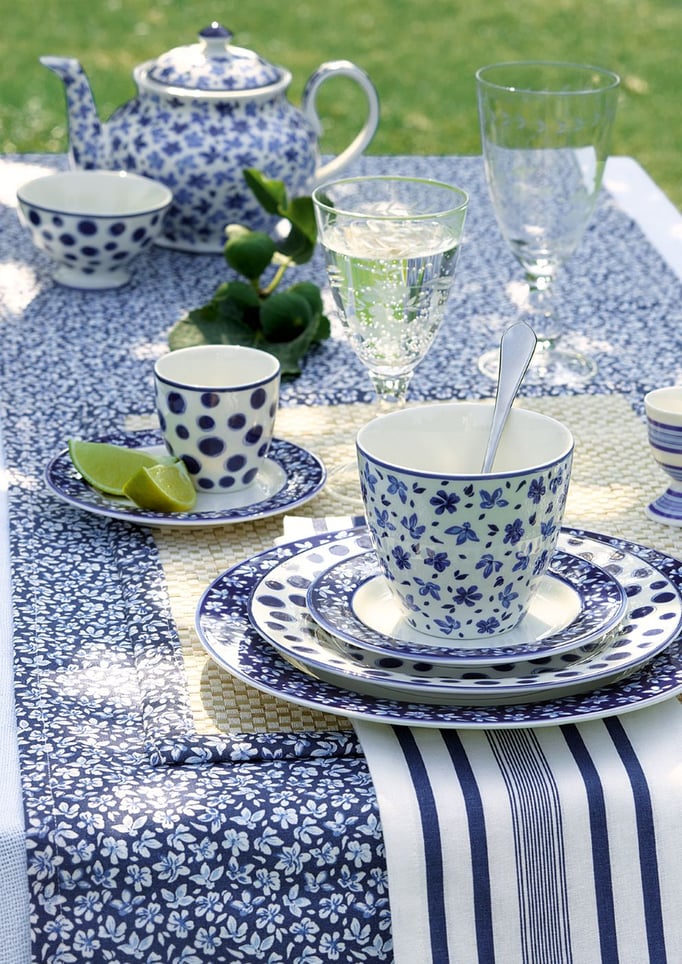 GreenGate Geschirr Tippa blau