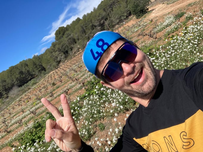 Roger alleine unterwegs