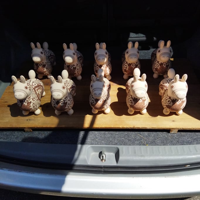 九谷焼ロディ 藍九谷唐草文_5