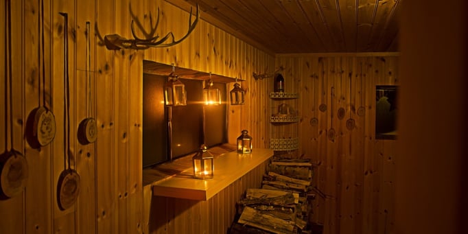 Teil der Sauna - Lapplands Drag