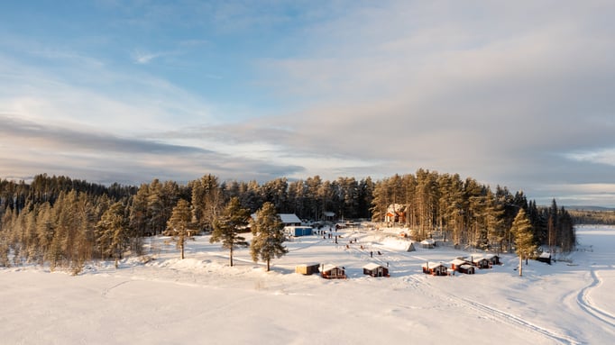Unsere Huskyfarm in Lappland