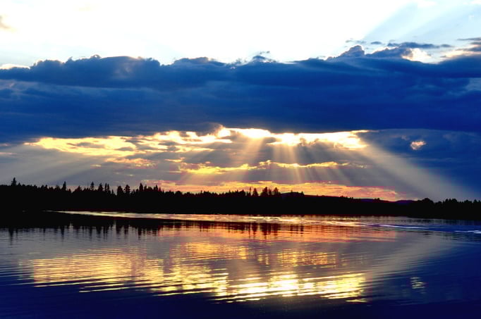 Juktån Fluss/lappland