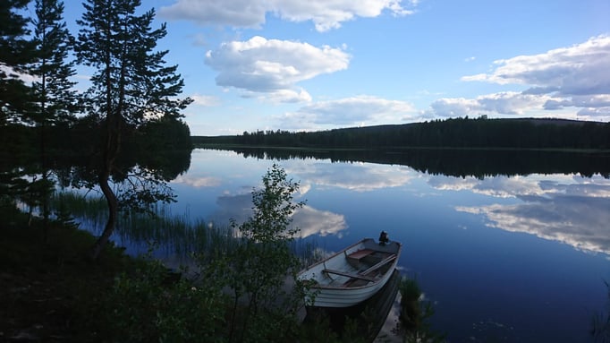 Lappland vom Feinsten, Blick vom Windschutz aus