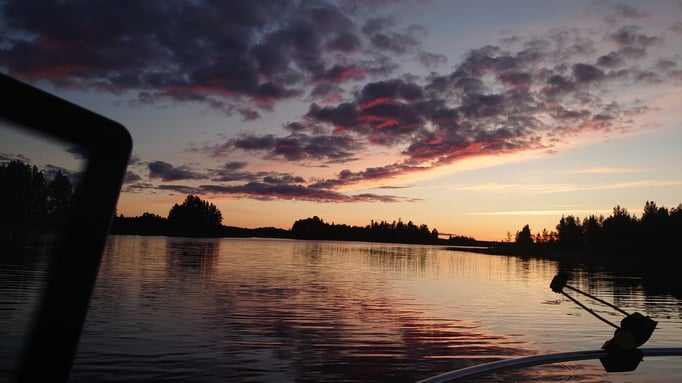 Der schöne Juktån - unser Hausfluss