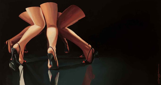 Mirror legs, 60x125. B