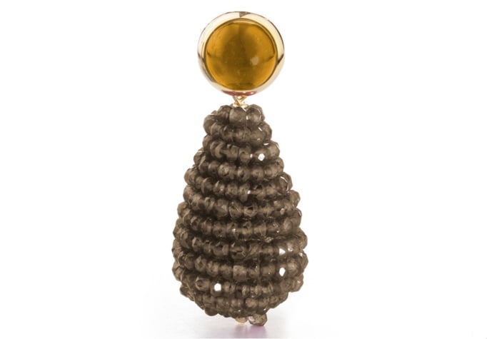 Oslo (12mm) mit Citrin gold € 630,00 mit Sophie Rauchquarz € 150,00