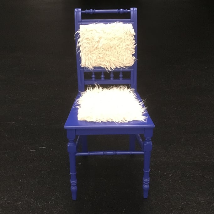 Stuhl, Walzenstuhl historistisch, Objekt Sitzobjekt, Wolfgang Wallner, Hall in Tirol