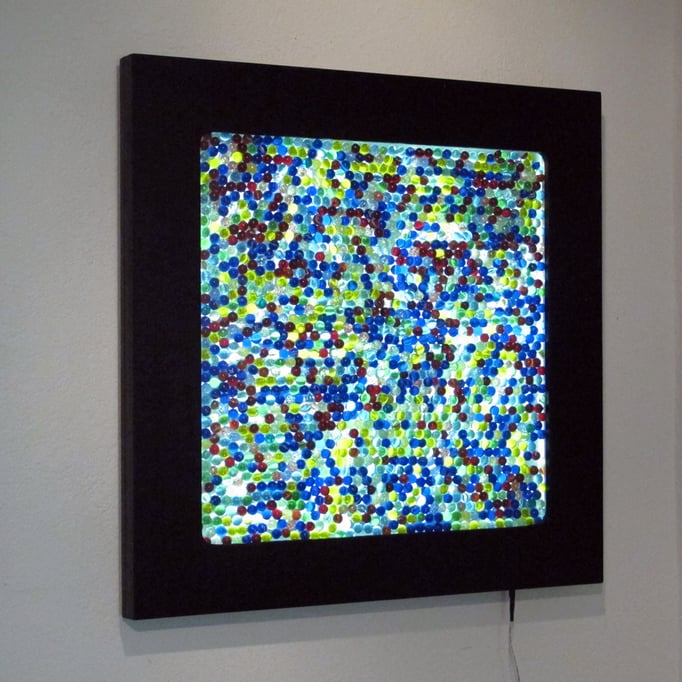 Murmeln Art, upcycling, Lichtobjekt, Kraftobjekte Wolfgang Wallner Hall in Tirol