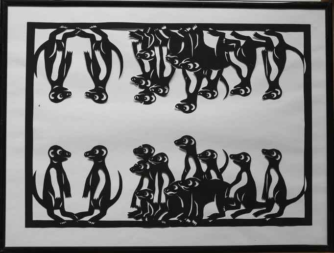 Erdmännchen, 30x40 cm