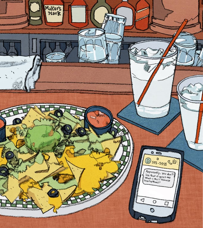 LA Times - "I watched my OKCupid date implode - over nachos"