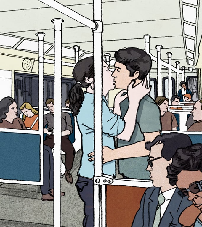 LA Times - "Staying on track derails love"