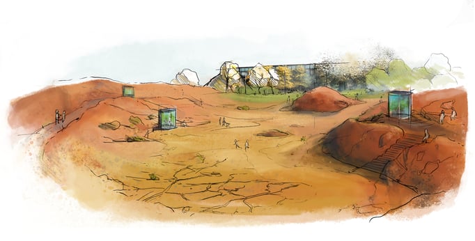 Concept art for Frogs & Friends e.V. 