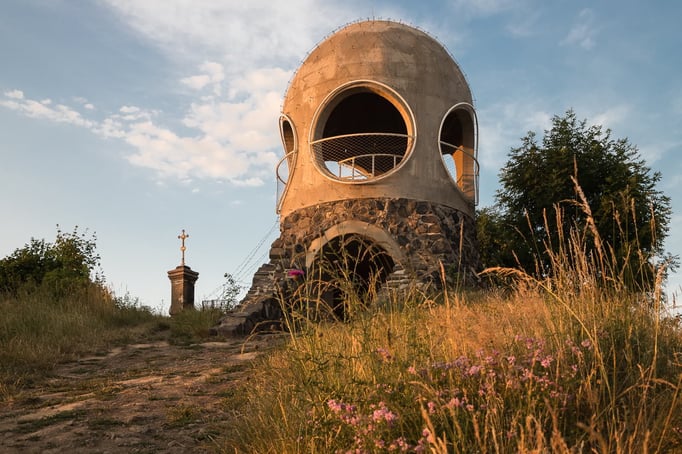 Aussichtsturm Hutberg bei Rosendorf - Rozhledna Růženka