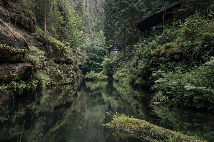 Kassenhäuschen in der Edmundsklamm