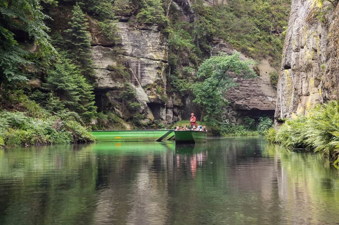 Bootstour in der Edmundsklamm