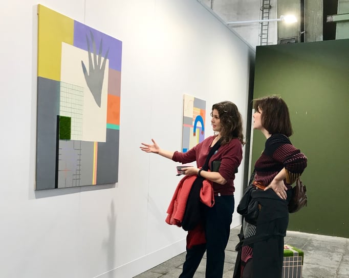 U.Susanne Buchart und Nadine Glas bei der Academy Positions Berlin 2019