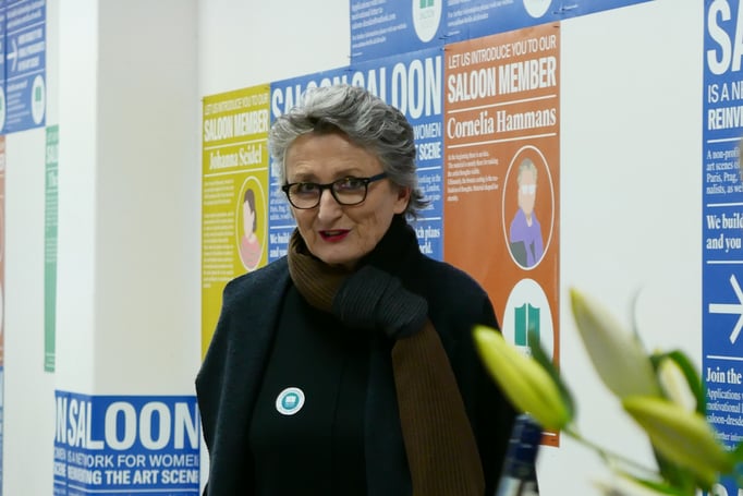 SALOON Member Cornelia Hammans SALOON Dresden Kick-Off in der Galerie Stephanie Kelly Dresden © Galerie Stephanie Kelly