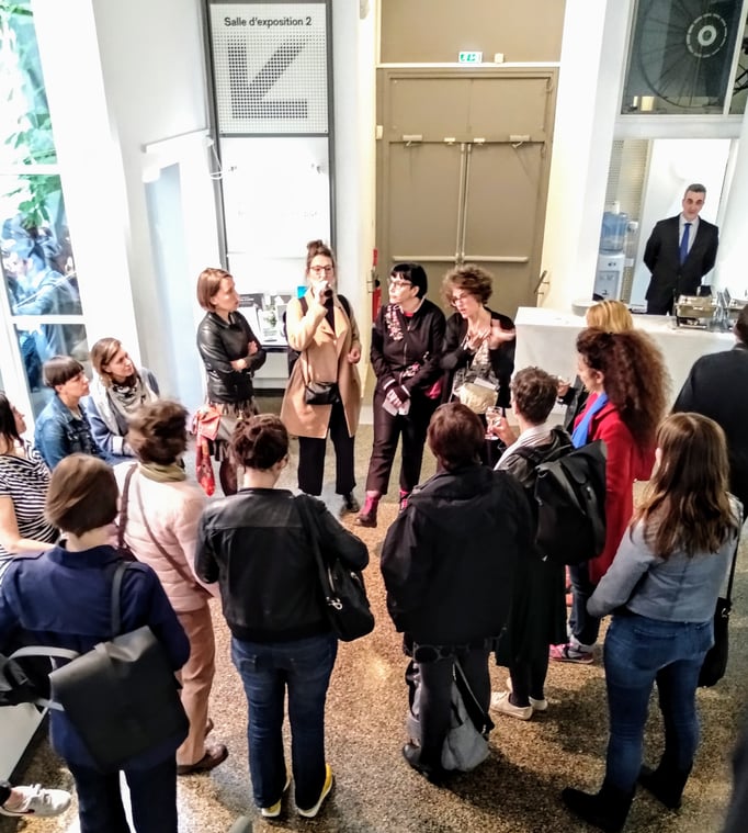 SALOON Paris at Swiss Cultural Center with curator Claire Hoffmann, 2019