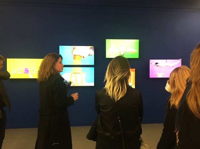 SALOON Paris at Maison Populaire Montreuil, with curator Marie Koch, 2019