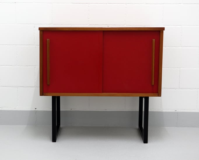 Schiebetür-Sideboard Massivholz
